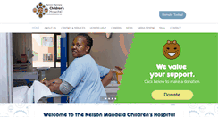 Desktop Screenshot of nelsonmandelachildrenshospital.org